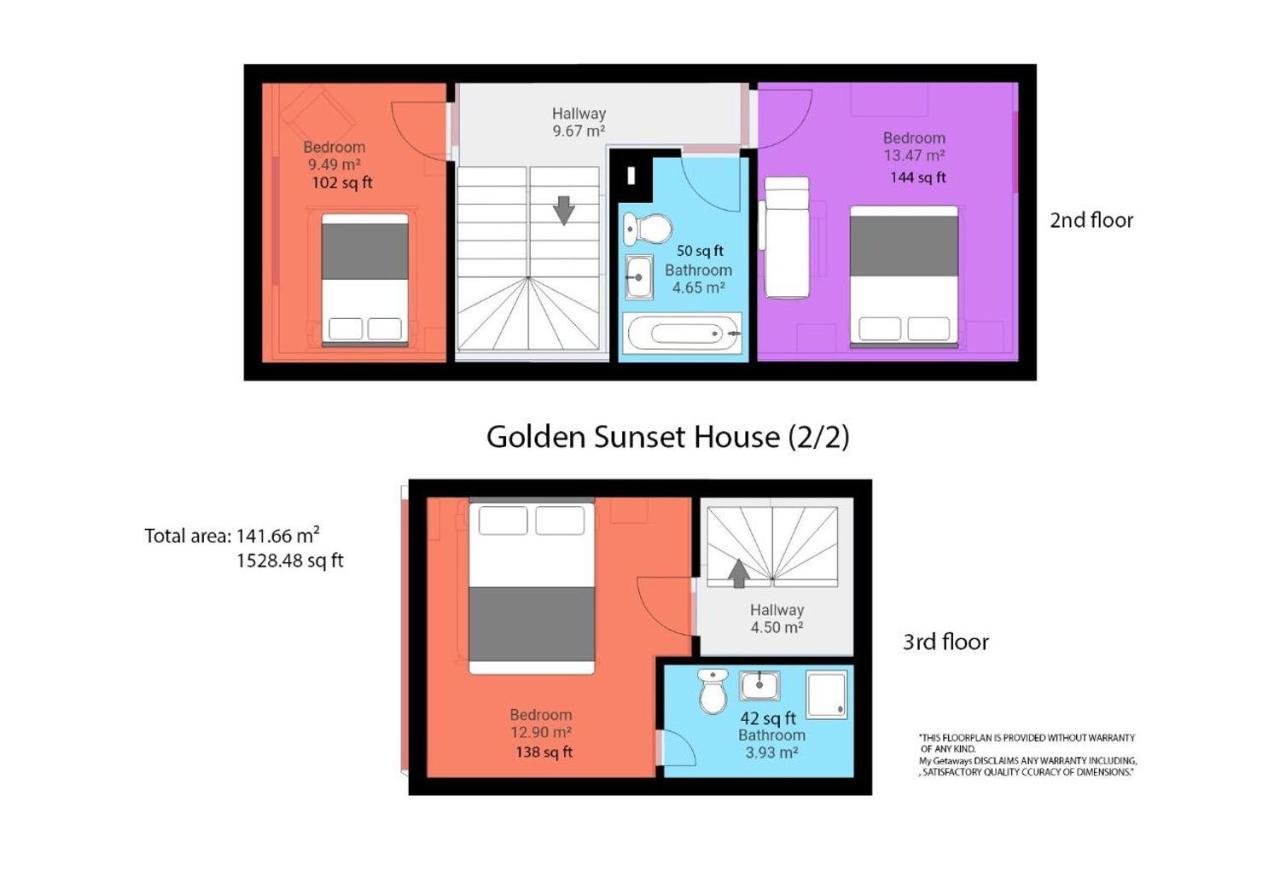 Golden Sunset House With Free Parking By My Getaways Vila Brighton Exterior foto